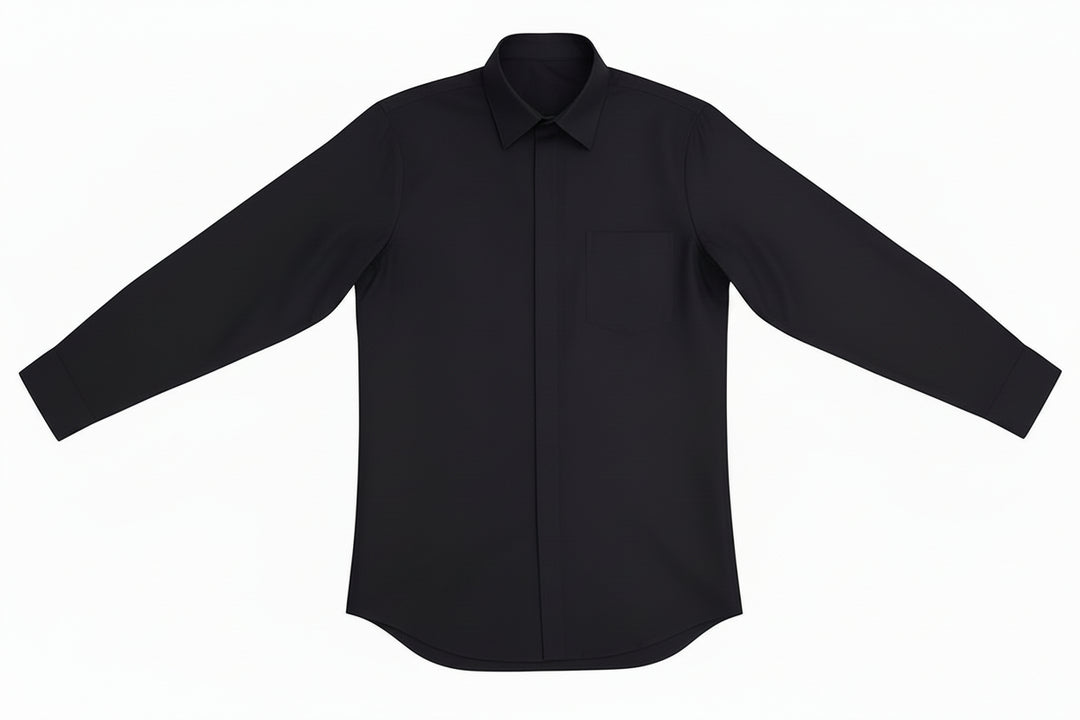 Men’s Classic Formal Shirt Long Sleeve Office Wear-HighTouch