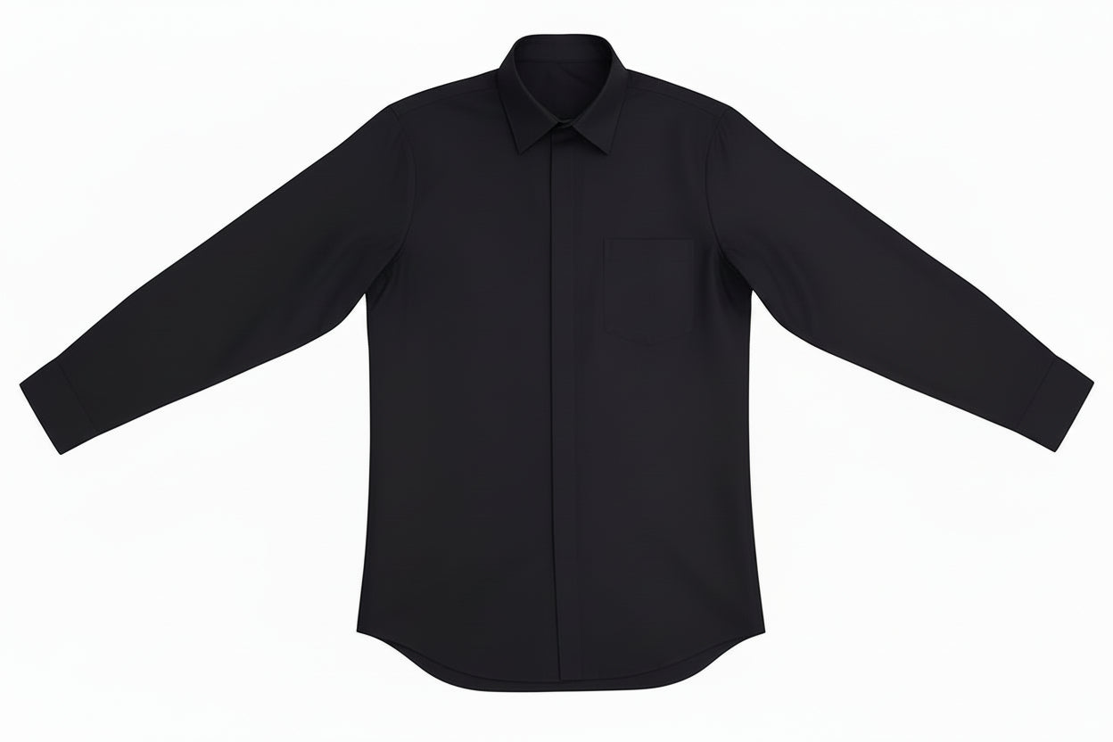 Men’s Classic Formal Shirt Long Sleeve Office Wear-HighTouch