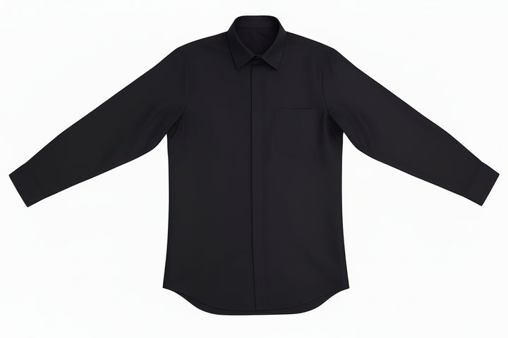 Men’s Classic Formal Shirt Long Sleeve Office Wear-HighTouch