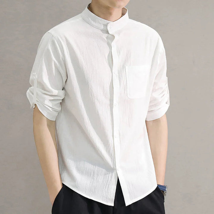 Men's Signature Button-Up Shirt – Casual Cotton Style