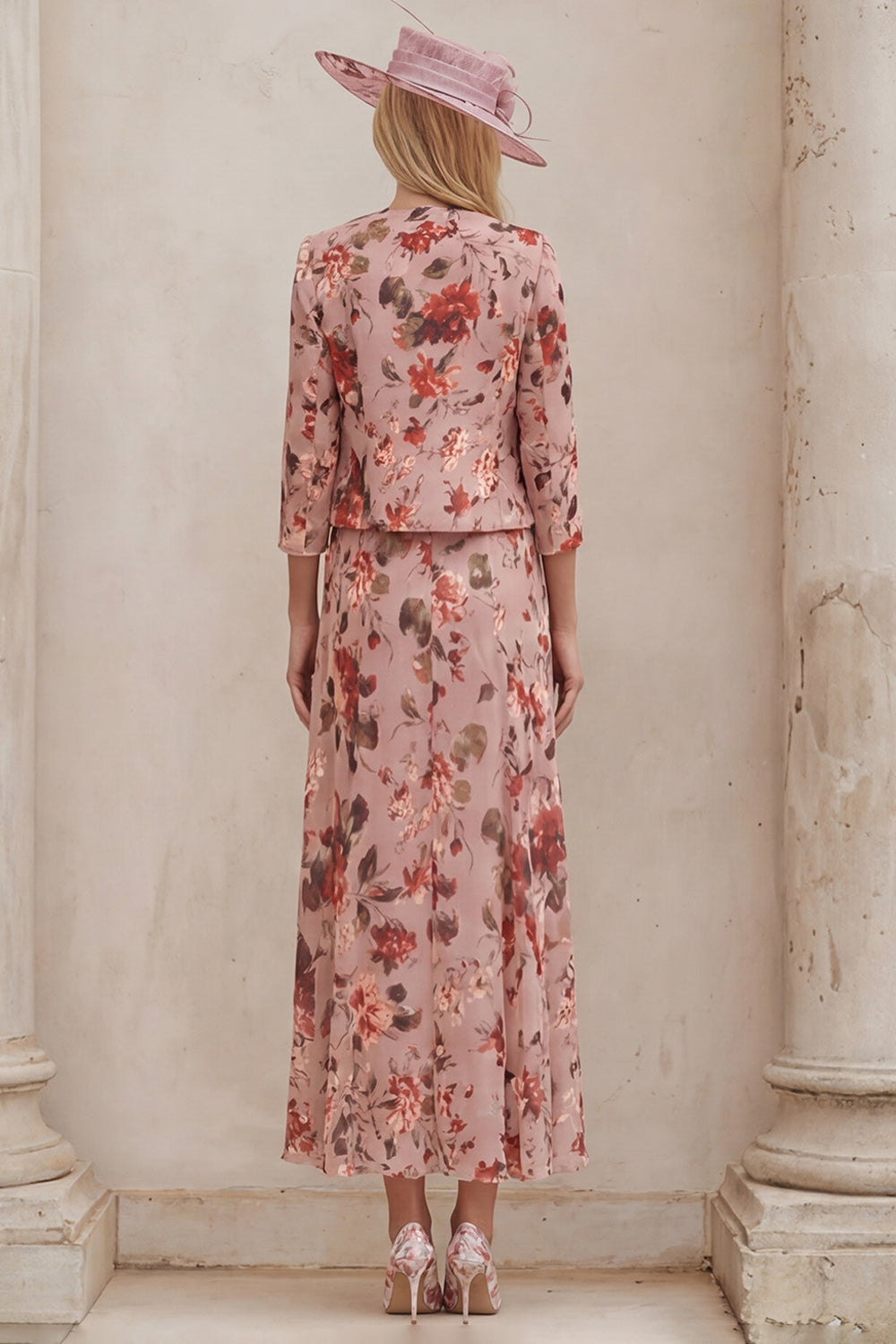 Hightouch | 2 Piece Floral Mother of Bride Jacket Dress