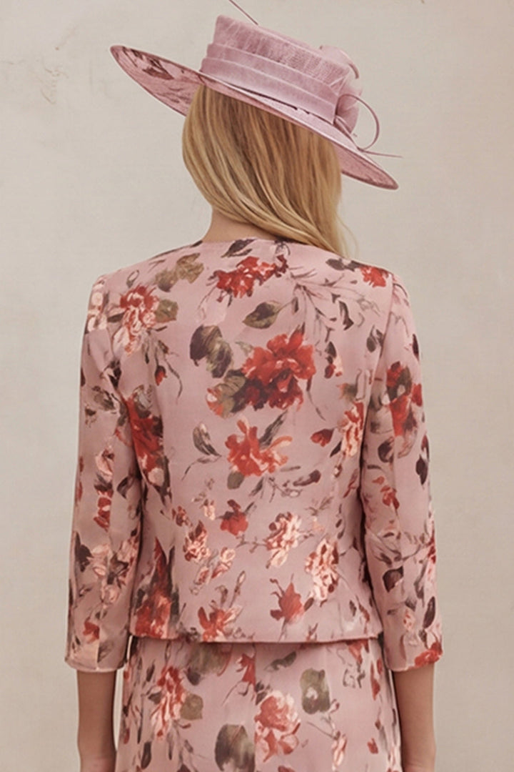 Hightouch | 2 Piece Floral Mother of Bride Jacket Dress