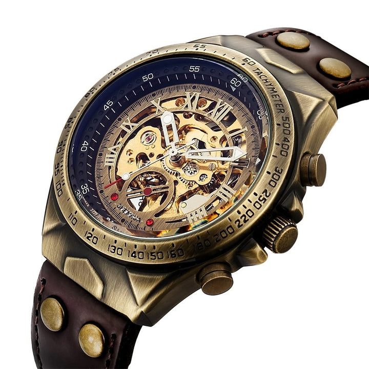 Forge & Gear Timepiece - Rugged Industrial Mechanical Men's Watch