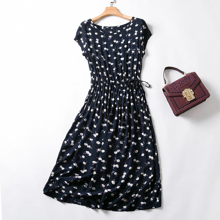 Cotton silk dress-HighTouch