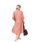 Women's Solid Color Temperament Commute Dress-HighTouch