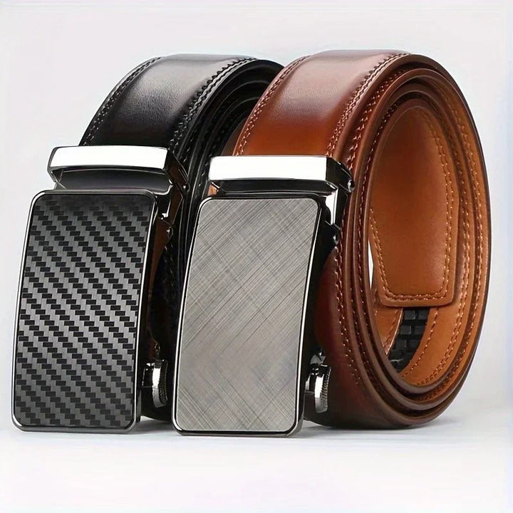 Men's 100% Cowhide Leather Belt | Automatic Buckle