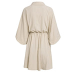 Cotton & Linen Dress – Breathable Natural Fiber Essential-HighTouch