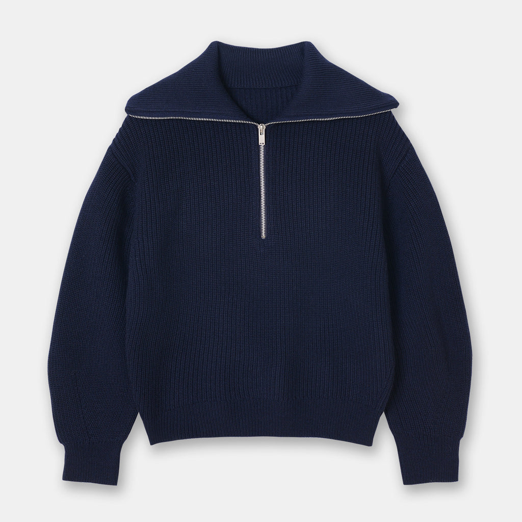 Casual Wool Blend Knit Sweater – Soft Crew Neck Pullover-HighTouch