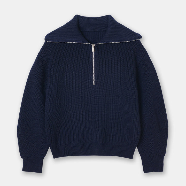 Casual Wool Blend Knit Sweater – Soft Crew Neck Pullover-HighTouch