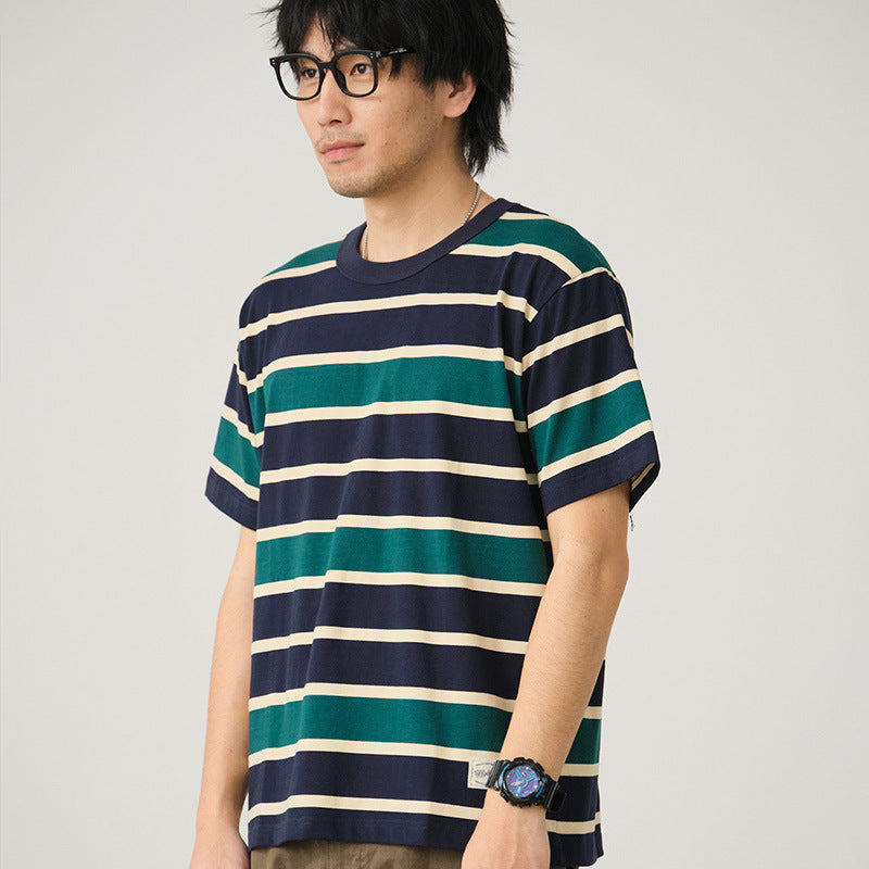 Couple Hit Color Bottoming Shirt T-shirt Men-HighTouch