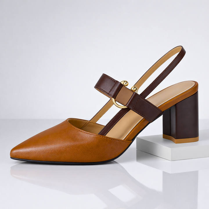 Women's Slingback Heels – Elegant Pointed Toe