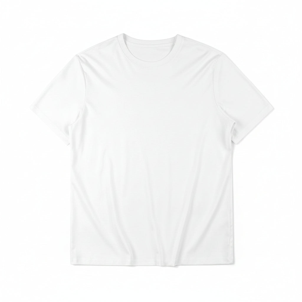 Men's Drop-Shoulder Cotton Tee – Loose Fit Summer Casual-HighTouch