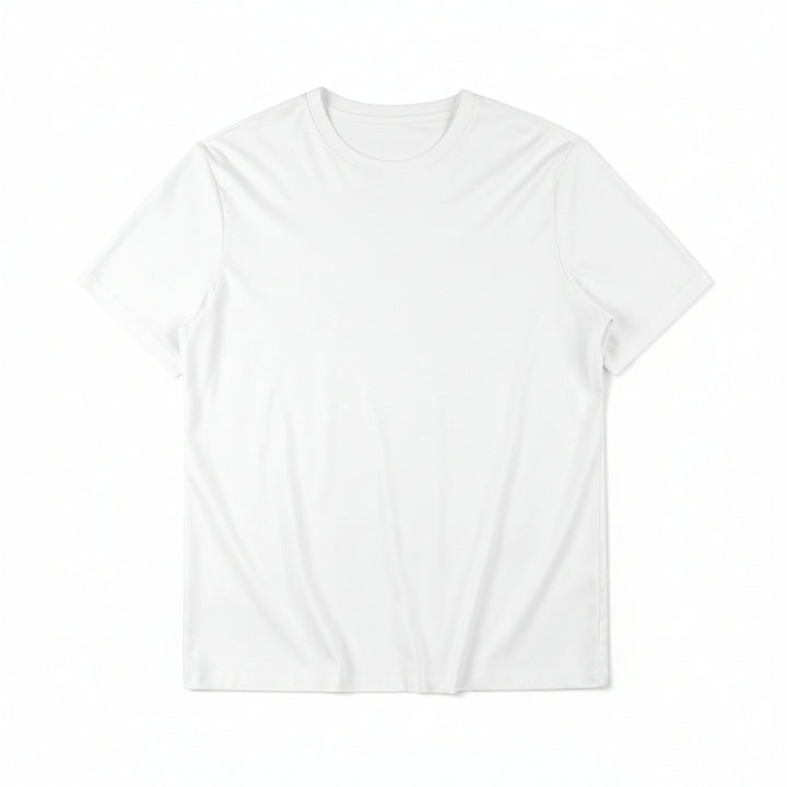 Men's Drop-Shoulder Cotton Tee – Loose Fit Summer Casual-HighTouch