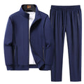 Men’s Casual Sports Tracksuit Set – Long Sleeve Coat & Trousers-HighTouch