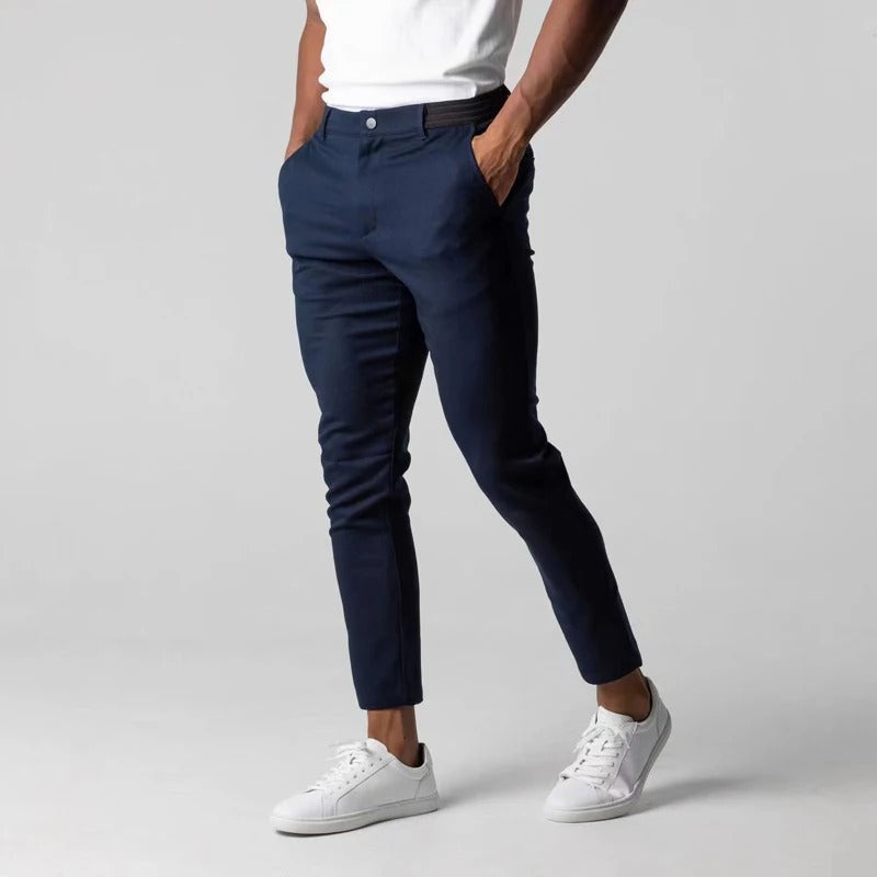 Men's Chino Trousers – Classic Cotton Fit