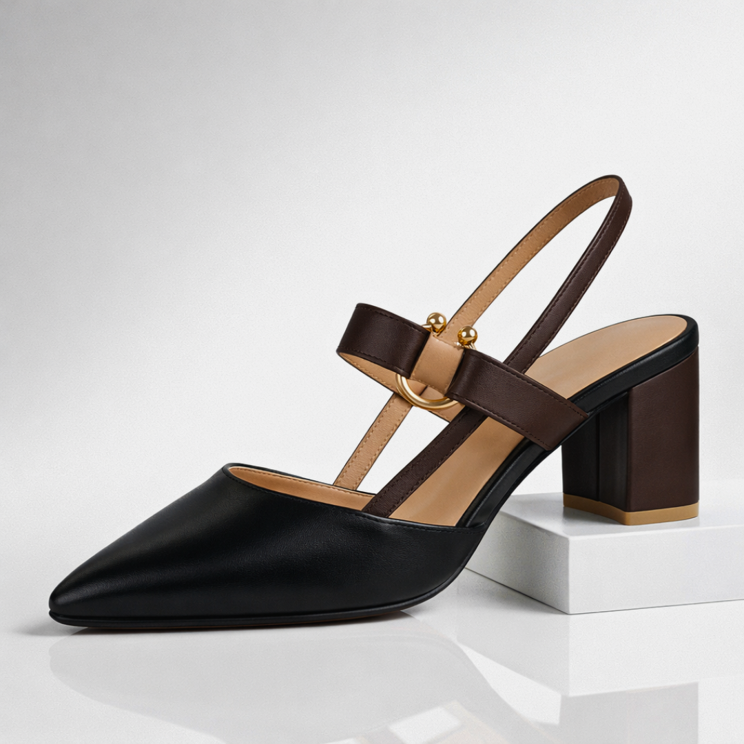 Women's Slingback Heels – Elegant Pointed Toe