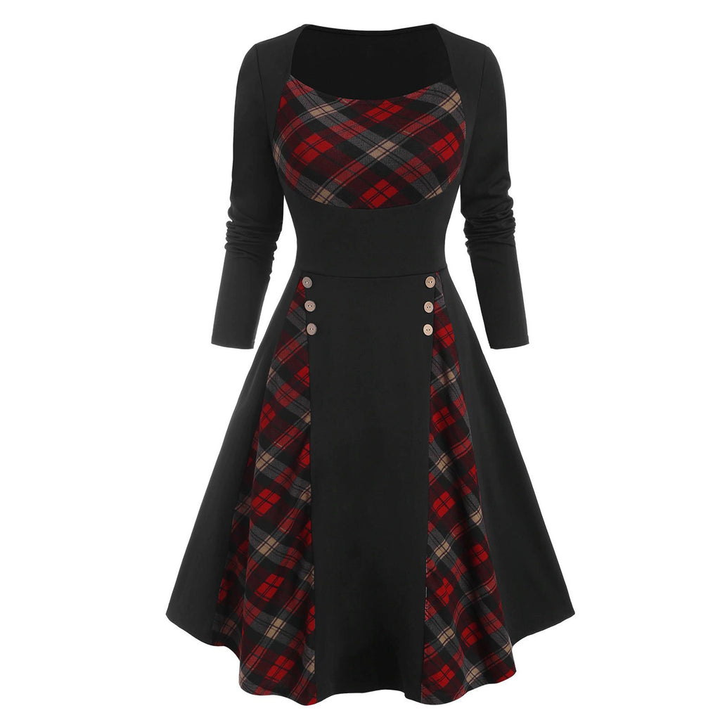 Women's Casual Polyester Maxi Dress – Soft Long Dress-HighTouch