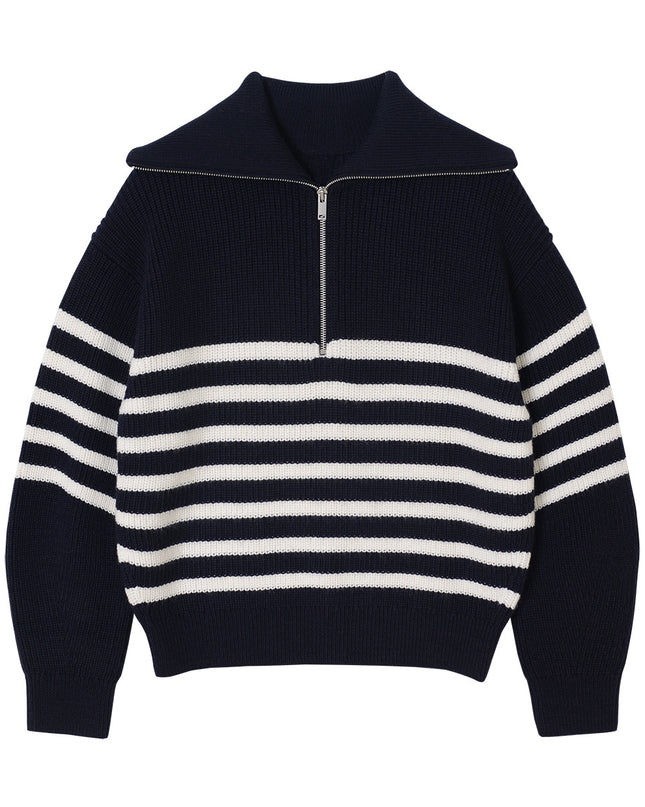 Casual Wool Blend Knit Sweater – Soft Crew Neck Pullover