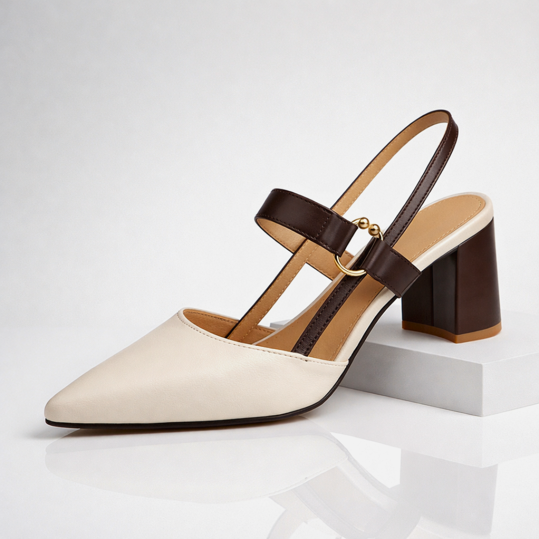 Women's Slingback Heels – Elegant Pointed Toe