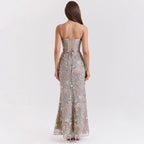 Women's Style Elegant And Chic Low Neck Sleeveless Sexy Backless Lace Up Dress-HighTouch