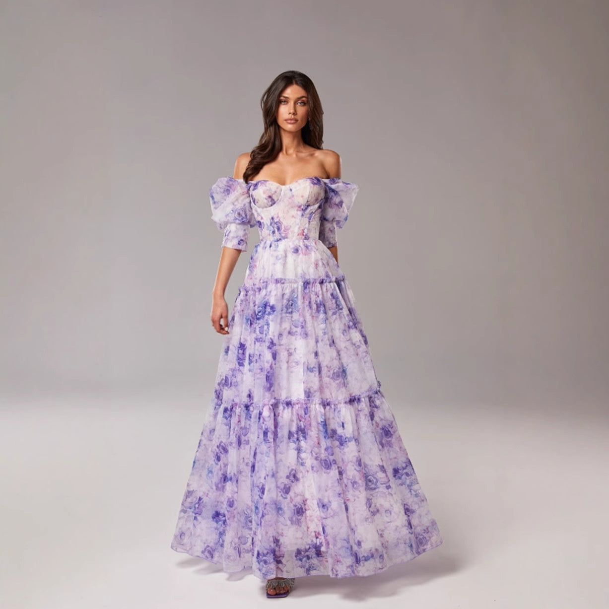 Women's Fashion Temperament Night Dew Shoulder Dress-HighTouch