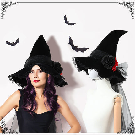 Baroque Witch Hat Costume Accessory