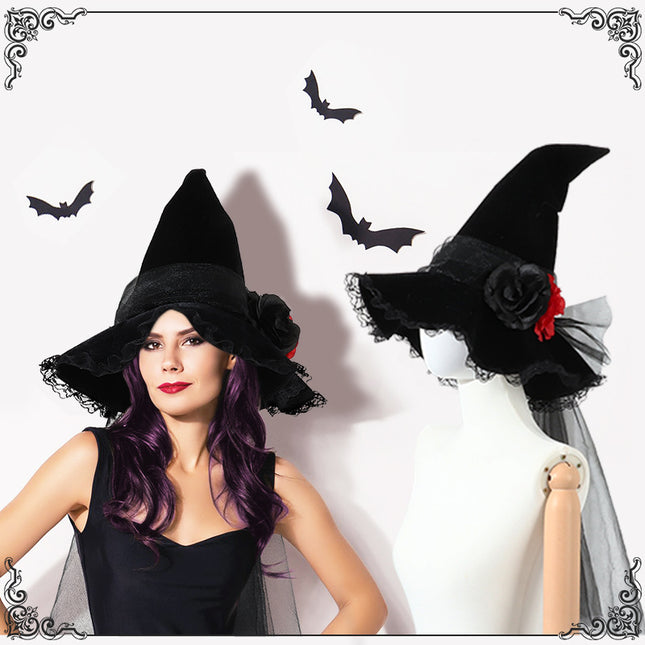 Baroque Witch Hat Costume Accessory