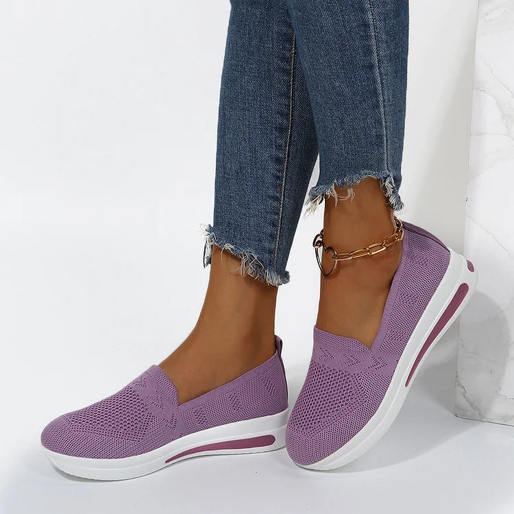 Supportive Women's Orthopedic Walking Knit Shoes – Comfort You Can Count On