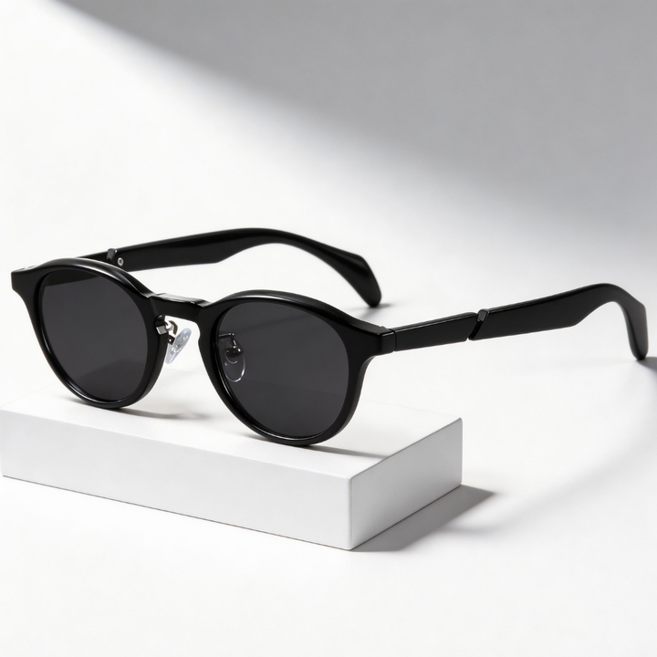 Unisex UV400 Retro Round Sunglasses – Adjustable Fit