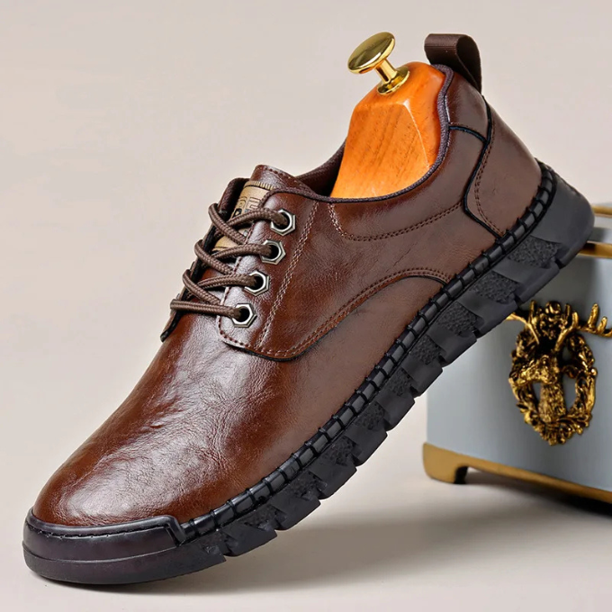 Men’s Full-Grain Leather Shoes – Smart Comfort