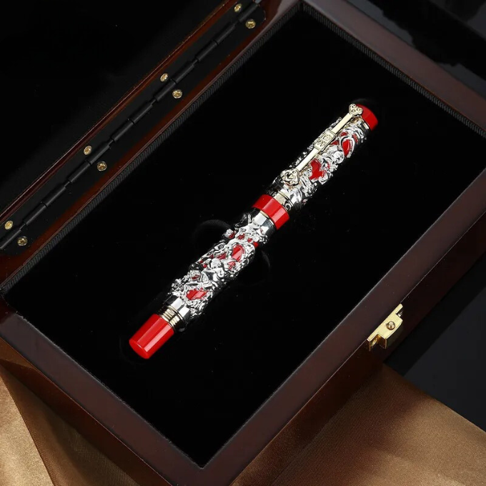 Regal Luxe Dragon Fountain Pen | Fine Writing Gift