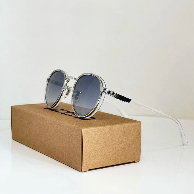 Men's Round Sunglasses – Belmont Retro Metal Frame