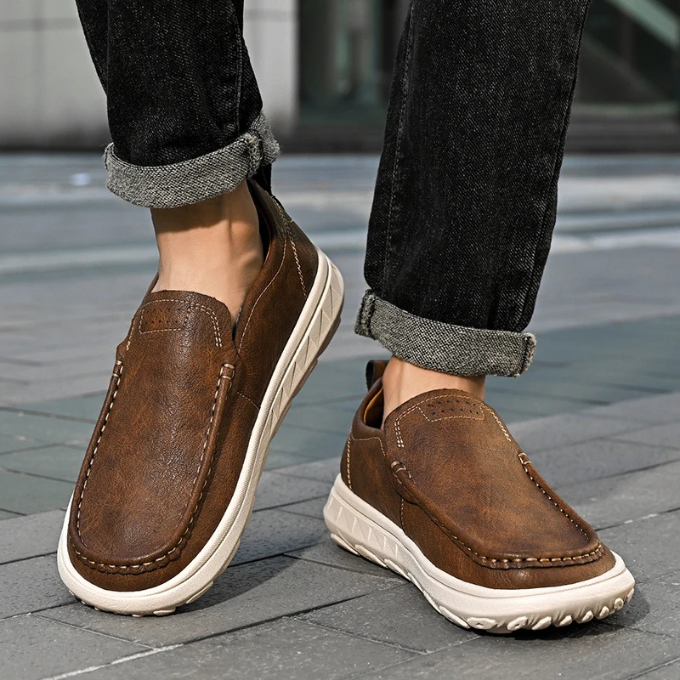 Men’s Leather Loafers – Smart Slip-On Comfort