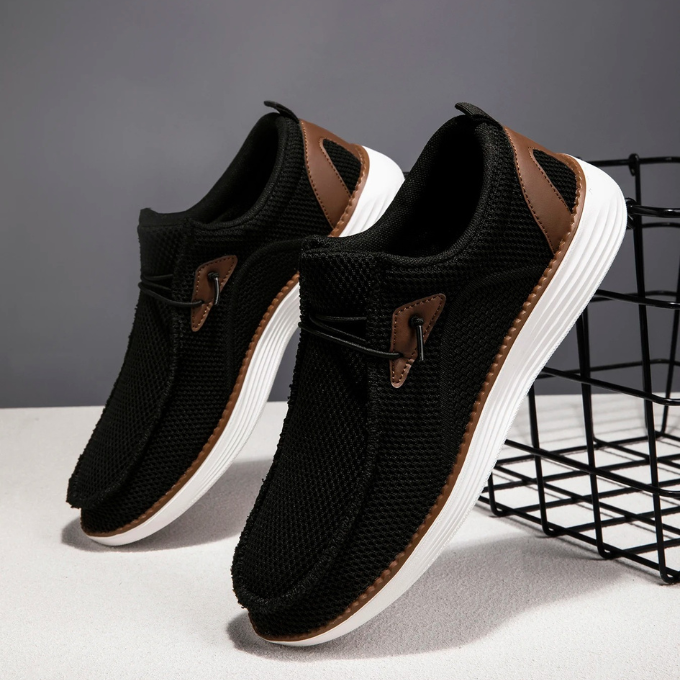 Men’s Leather Penny Loafers | Classic Slip-On Business Dress Shoes