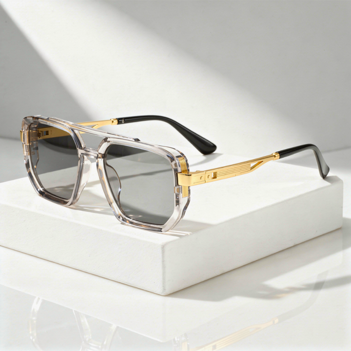 Men's UV400 Oversized Square Sunglasses