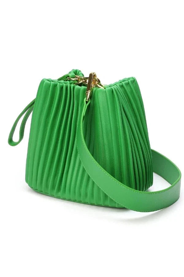 Celina Shoulder Bag - PU Leather Structured Convertible Carry