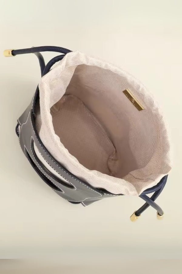 Irisa Crossbody Bag - PU Leather Cut-Out Design