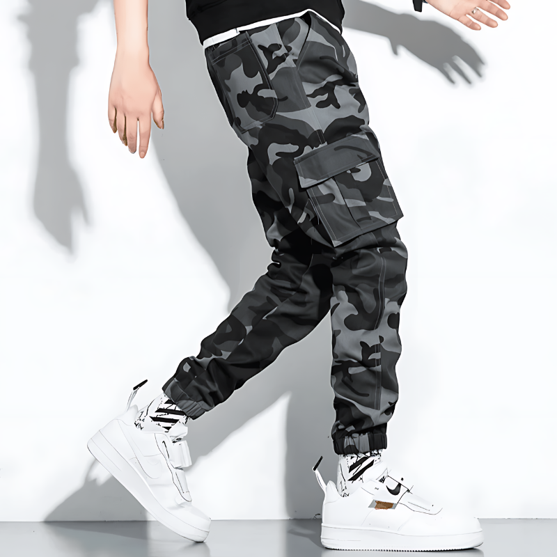 Men's Camo Cargo Pants – Relaxed Fit
