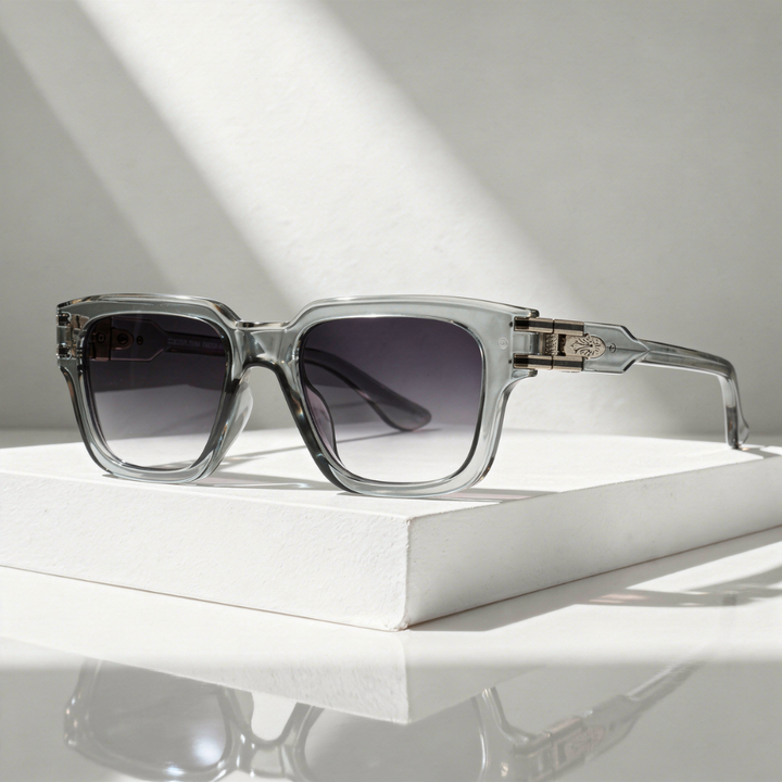 Unisex Square Sunglasses with UV400 Protection