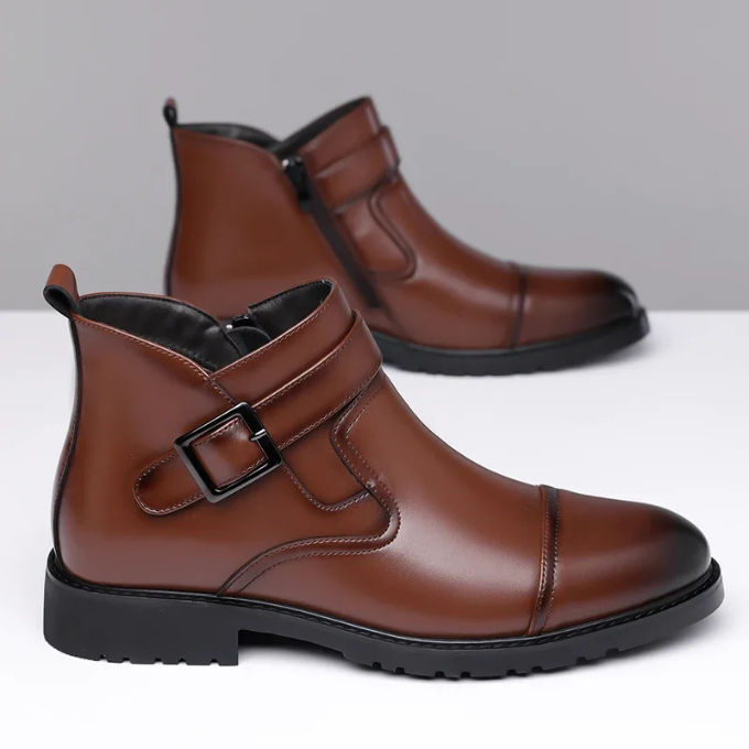 Men’s Leather Dress Boots – Smart Professional Style