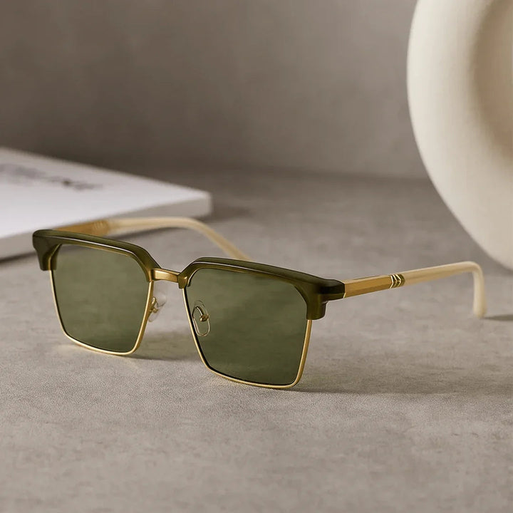 Unisex UV400 Square Sunglasses – Gradient Lenses