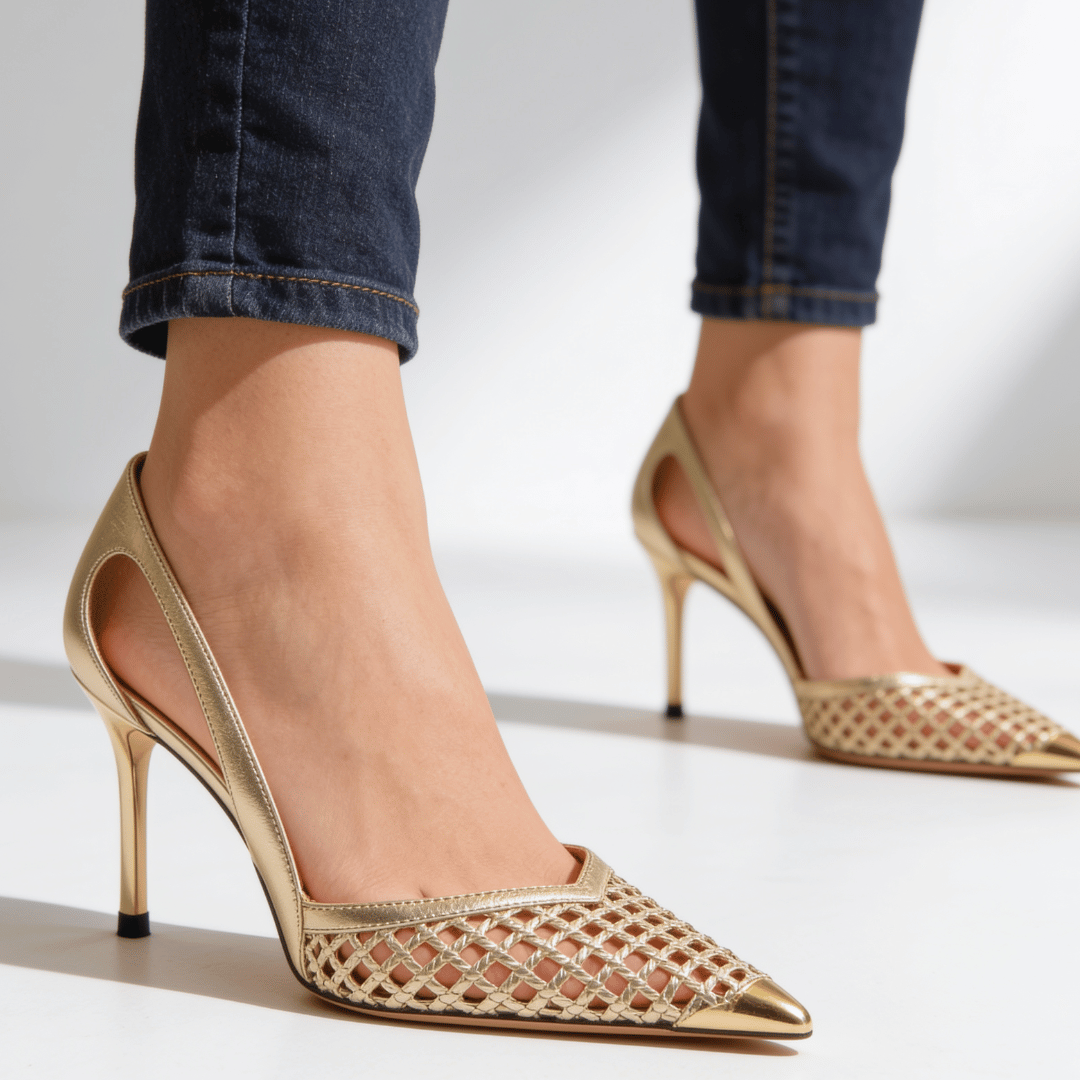 Women's Chelsea Lake Gilded Heels – Cushioned Arch Support