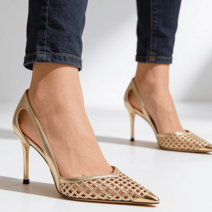 Women's Chelsea Lake Gilded Heels – Cushioned Arch Support