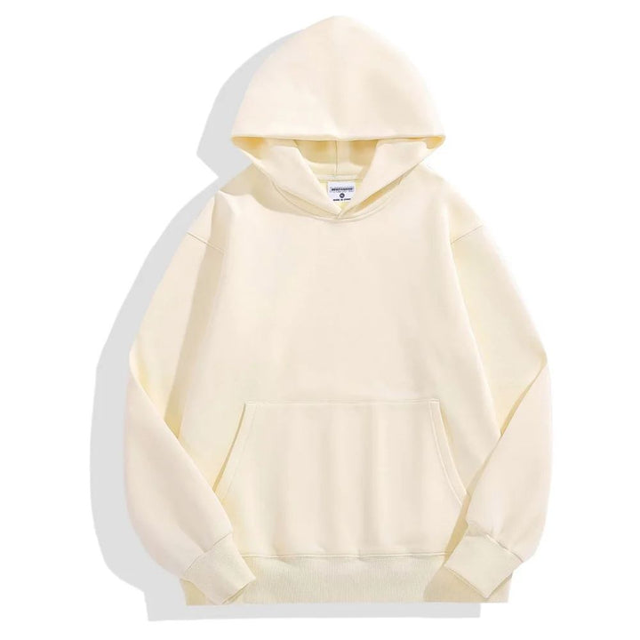 Heavyweight Cotton & Velvet Hoodie-HighTouch