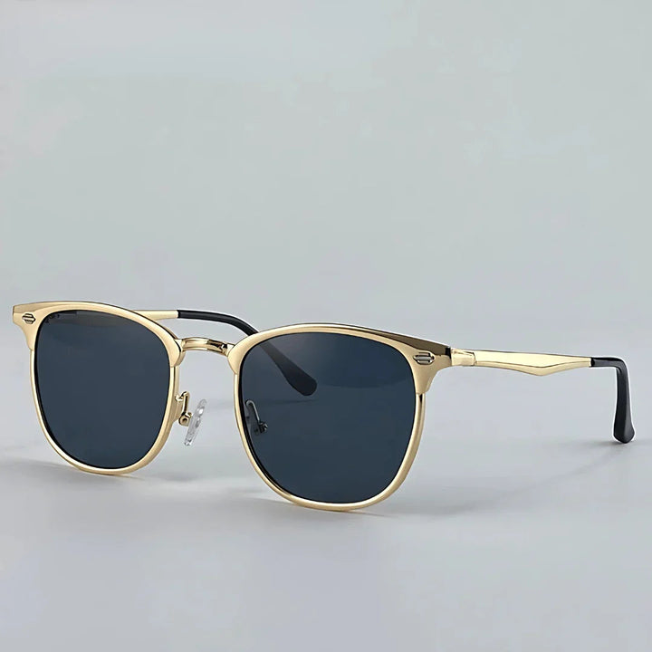 Men's UV400 Clubmaster Sunglasses – Tinted Lenses