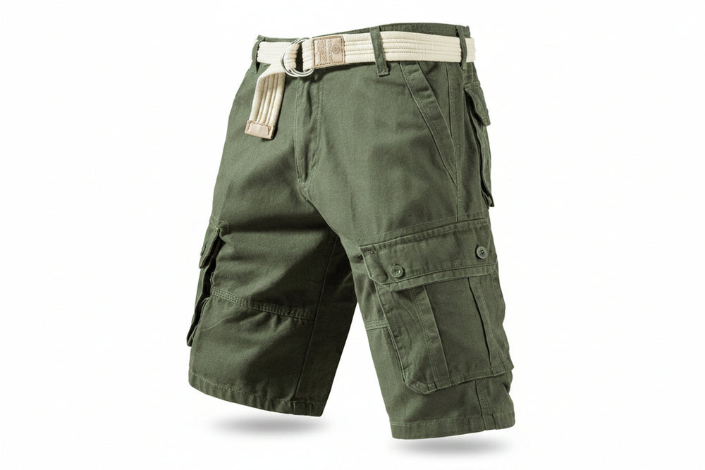 Summer Cargo Shorts With Pockets Fashion Solid Short Pants-HighTouch