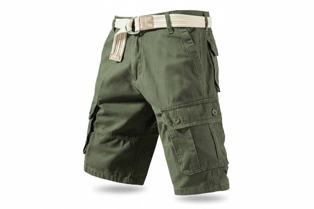 Summer Cargo Shorts With Pockets Fashion Solid Short Pants-HighTouch