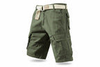 Summer Cargo Shorts With Pockets Fashion Solid Short Pants-HighTouch