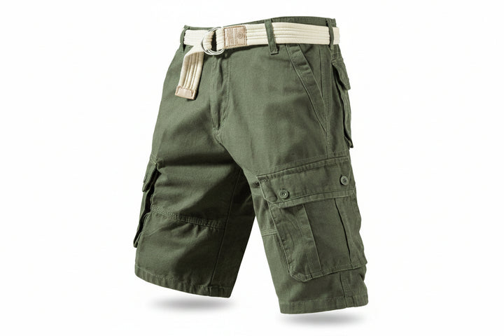 Summer Cargo Shorts With Pockets Fashion Solid Short Pants-HighTouch