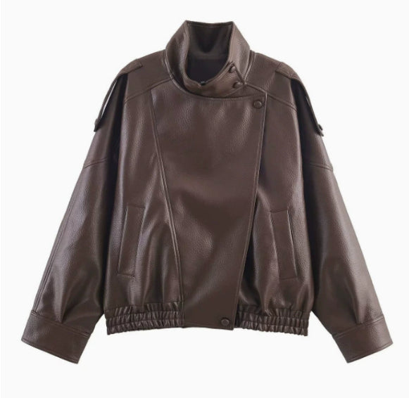 Women’s Relaxed Fit Streetwear Jacket – Casual Urban Style-HighTouch